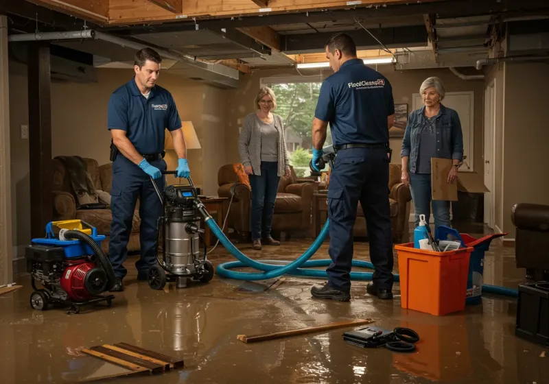 Basement Water Extraction and Removal Techniques process in Clarksville, IN